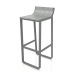 3d model Stool with a low back (Anthracite) - preview