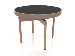 Round coffee table Ø60 (Bronze, DEKTON Domoos)