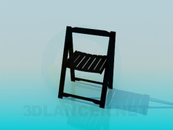 Розкладний дерев'яний стілець