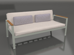 2-Sitzer-Sofa (Zementgrau)