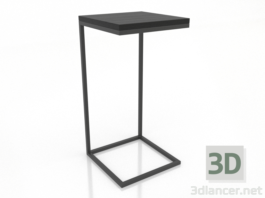 3d model Side table (black RAL 9005) - preview 3d model Side table (black RAL 9005) - preview