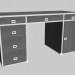 3D Modell Schreibtisch (groß) - Vorschau