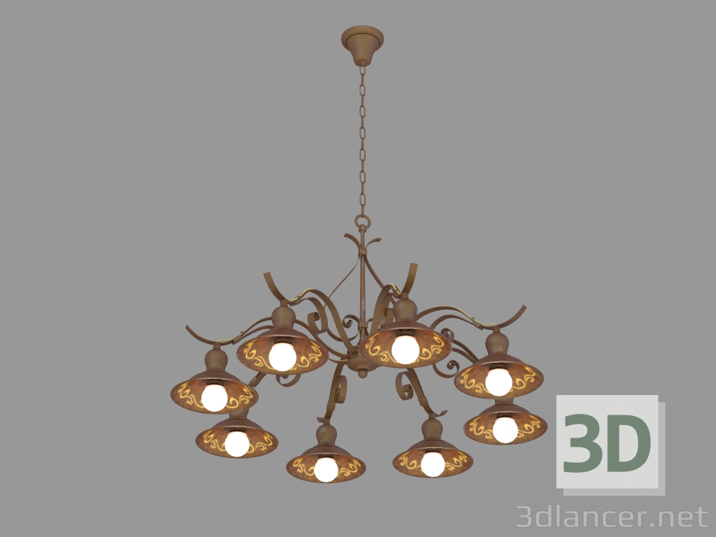 3d model Chandelier Magrib (1213-8P) - preview