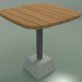 modèle 3D Table à manger d'extérieur InOut (137, aluminium laqué gris) - preview