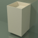 3D modeli Duvara monte lavabo (03UN26302, Bone C39, L 48, P 50, H 85 cm) - önizleme