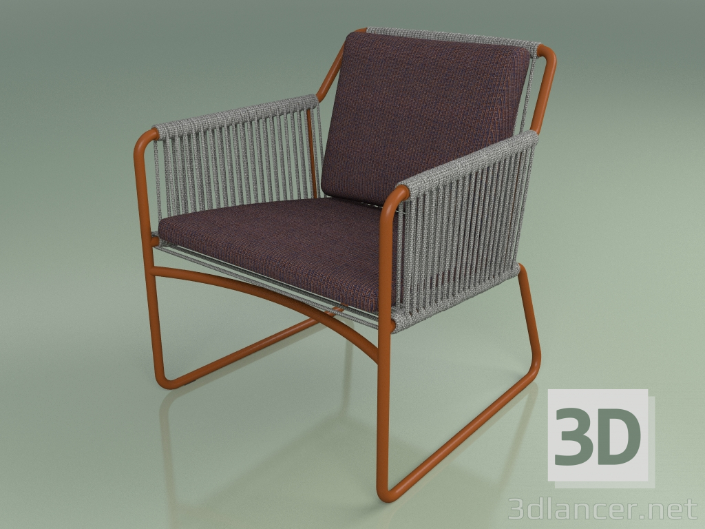 3d model Armchair 768 (Metal Rust) - preview