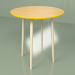 modèle 3D Table ronde Spoutnik 70 cm placage (jaune-moutarde) - preview