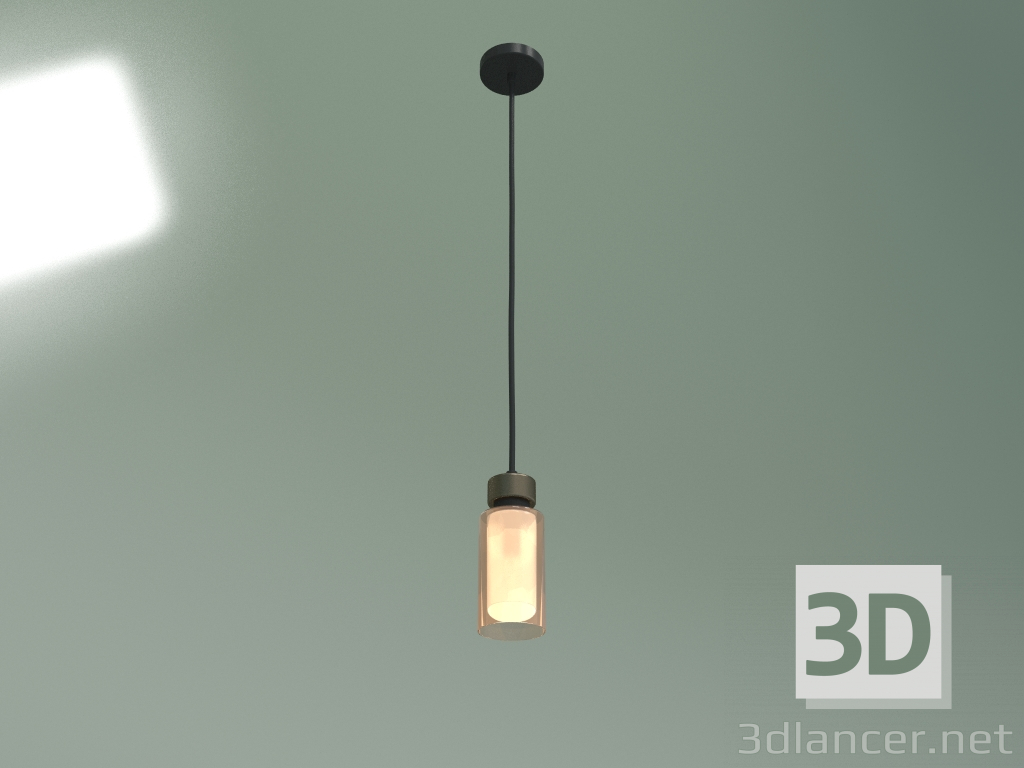 3d model Lámpara colgante Amado 50115-1 (negro) - vista previa