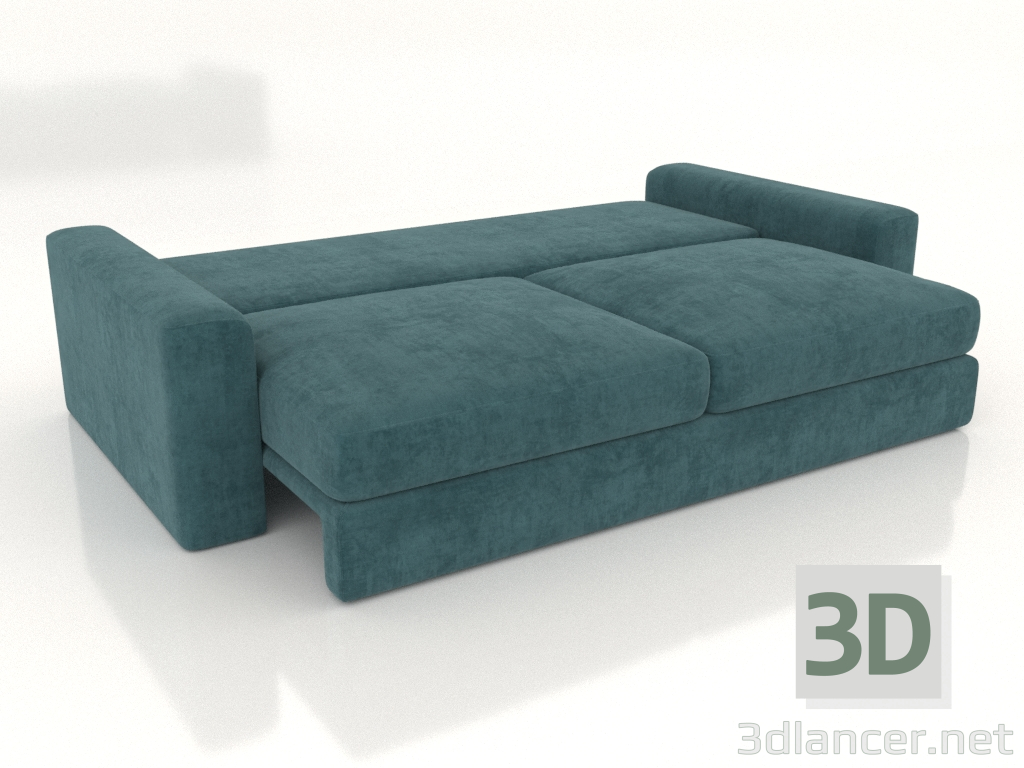 3d model Sofa PALERMO straight (unfolded, upholstery option 2) - preview