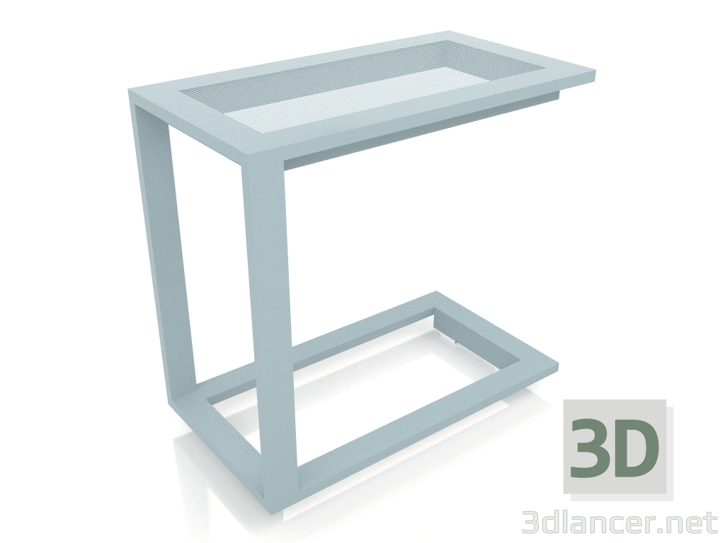 3D Modell Beistelltisch C (Blaugrau) - Vorschau