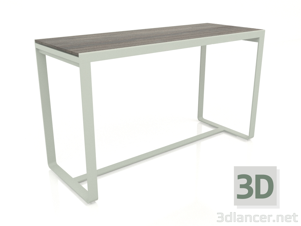 modello 3D Tavolo da bar 180 (DEKTON Radium, Grigio cemento) - anteprima