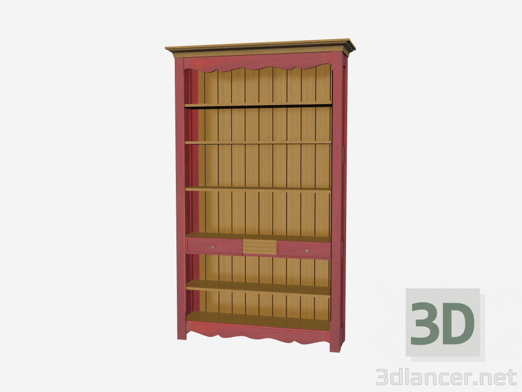 3D Modell Bücherregal YW100 - Vorschau