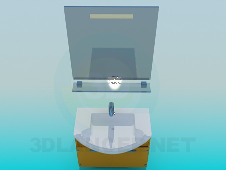 3d model Washbasin - preview 3d model Washbasin - preview