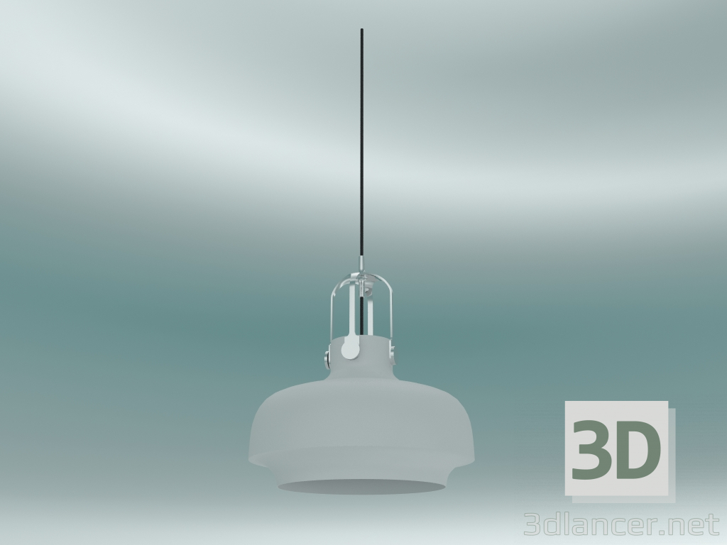 3D modeli Sarkıt Kopenhag (SC7, Ø35cm H 40cm, Mat beyaz) - önizleme