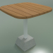 modèle 3D Table à manger d'extérieur InOut (137, aluminium laqué blanc) - preview