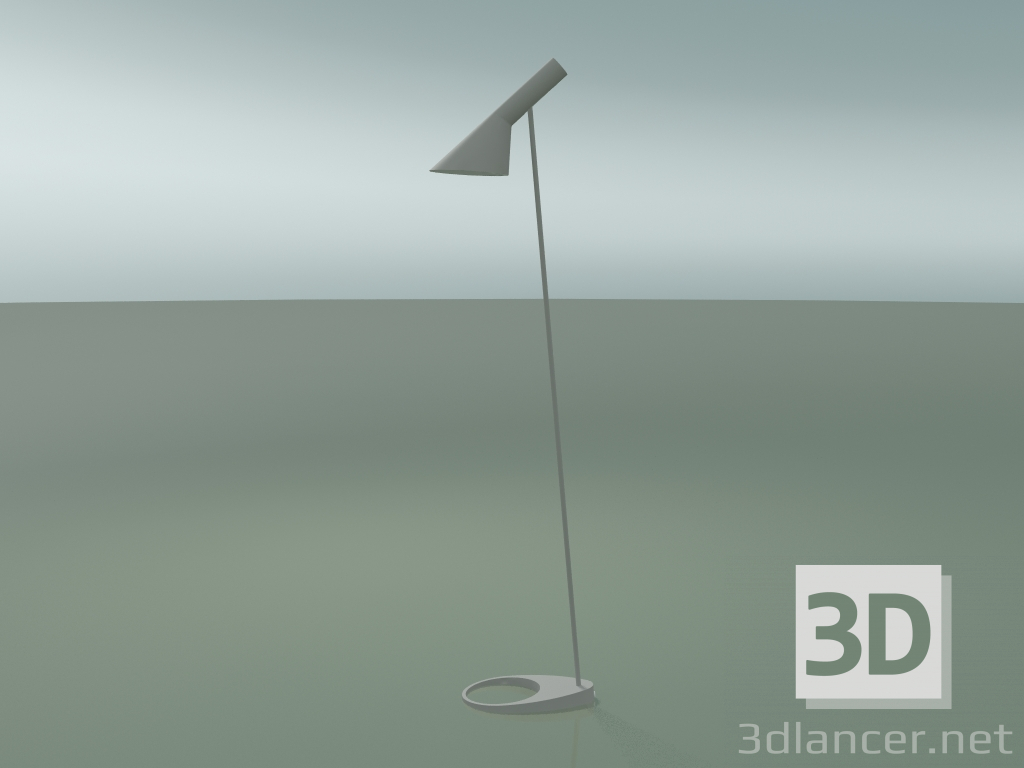 modello 3D Lampada da terra AJ FLOOR (20W E27, GRIGIO ORIGINALE) - anteprima