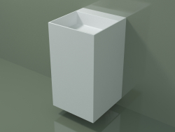 Wall-mounted washbasin (03UN26303, Glacier White C01, L 48, P 50, H 85 cm)