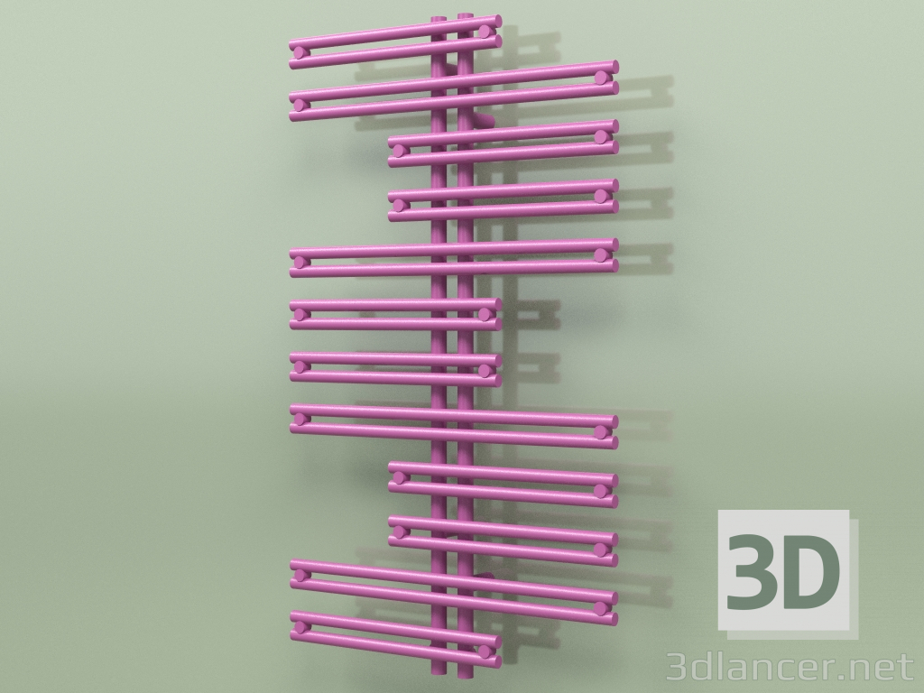 3D modeli Isıtmalı havlu askısı - Kea (1000 x 600, RAL - 4006) - önizleme