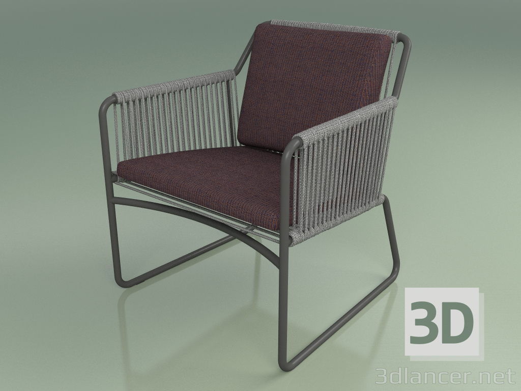 3d model Armchair 768 (Metal Smoke) - preview