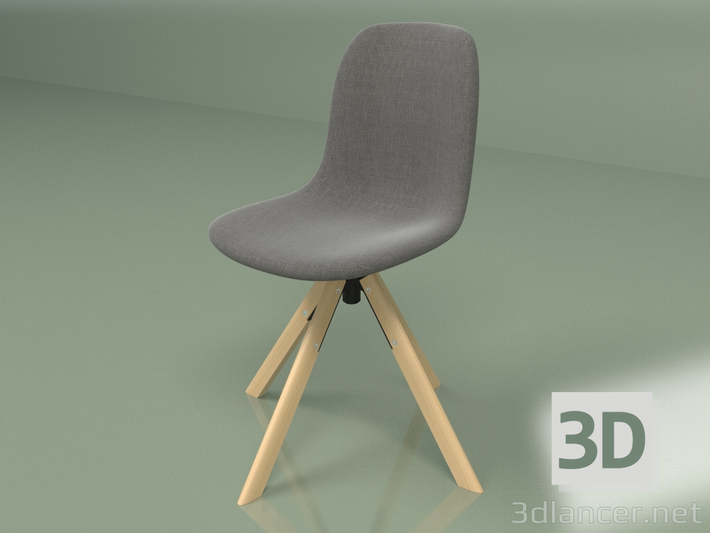 Modelo 3d Cadeira Tapizado Patchwork - preview