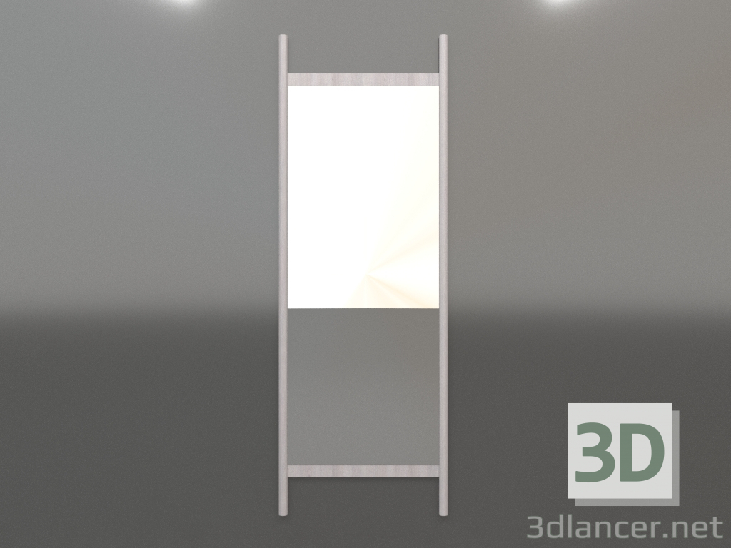 modello 3D Specchio ZL 26 (670x1900, legno chiaro) - anteprima