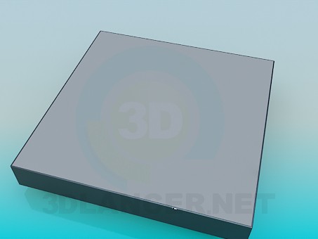 3d модель Очень низкий столик – превью 3d модель Очень низкий столик – превью