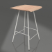 modèle 3D Table haute Leina (Blanc) - preview
