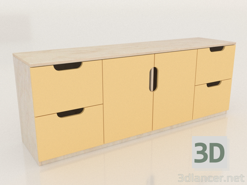 3d model MODE TV (DSDTVA) chest of drawers - preview
