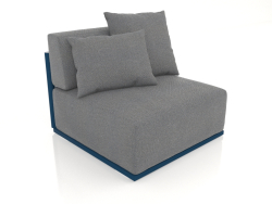 Seção 3 do módulo do sofá (azul cinza)