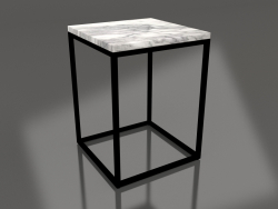 Power marble side table