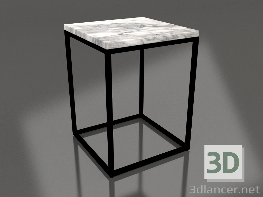 3D Modell Power-Beistelltisch aus Marmor - Vorschau