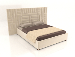 एमिलियो हाई हेडबोर्ड बेड (बड़ा)