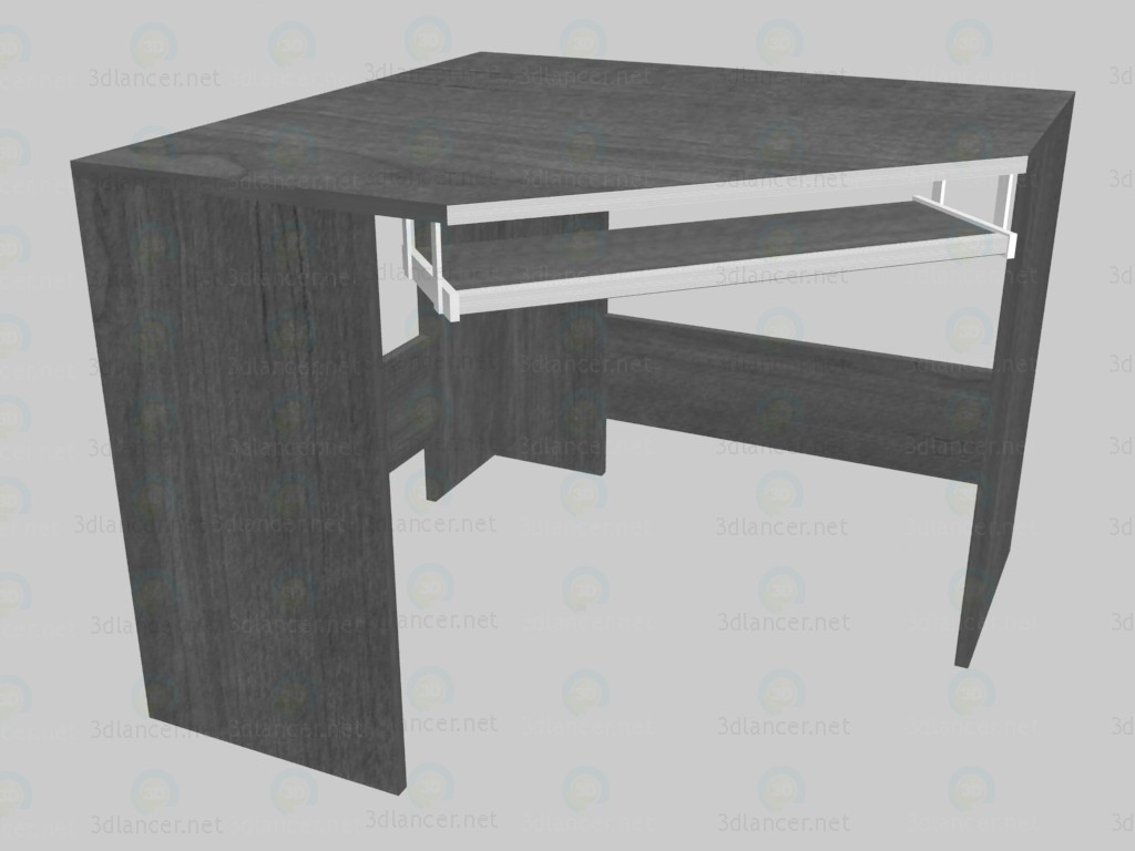 3d model Corner writing desk - preview