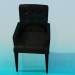 3D modeli Sandalye ile kol dayama - önizleme