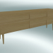3 डी मॉडल साइडबोर्ड बड़े परावर्तन (ओक) - पूर्वावलोकन