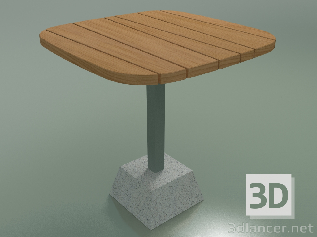 3 डी मॉडल आउटडोर खाने की मेज InOut (137, ALLU-SA) - पूर्वावलोकन