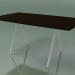 modèle 3D Table en forme de savon 5418 (H 74 - 90x160 cm, pieds 180 °, plaqué wengé L21, V12) - preview
