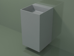 Wall-mounted washbasin (03UN26303, Silver Gray C35, L 48, P 50, H 85 cm)