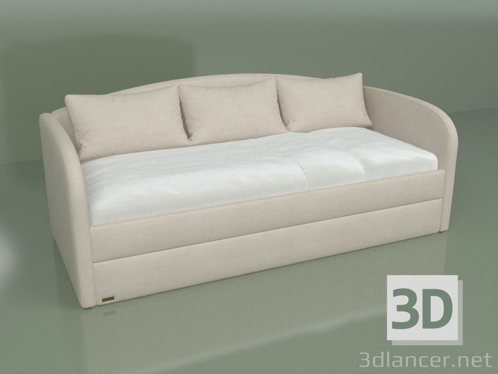 3d модель Ліжко дитяче Бонн – превью