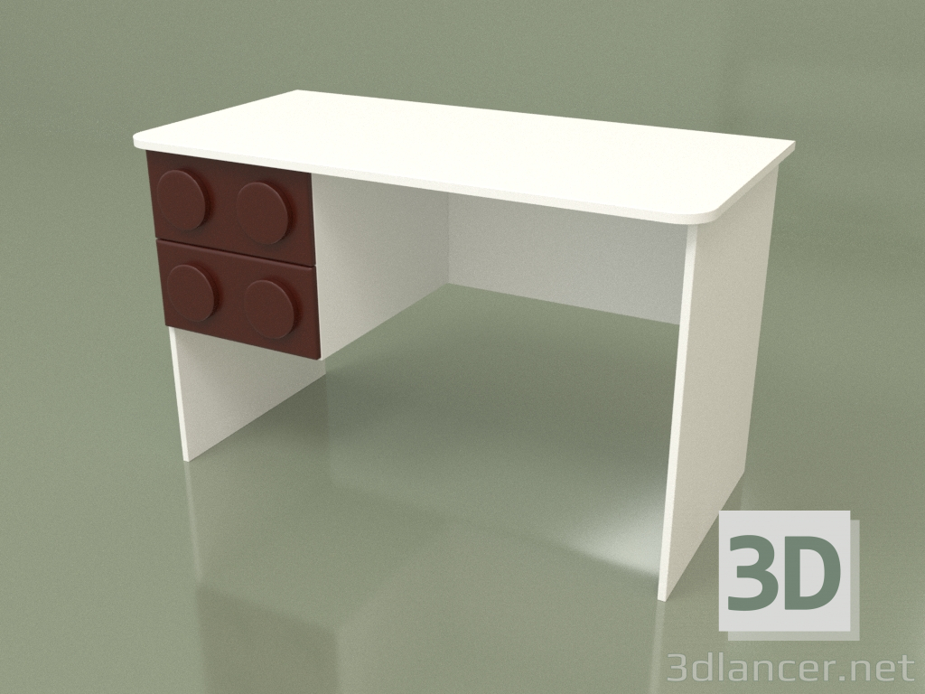 3D modeli Sol yazı masası (Arabika) - önizleme