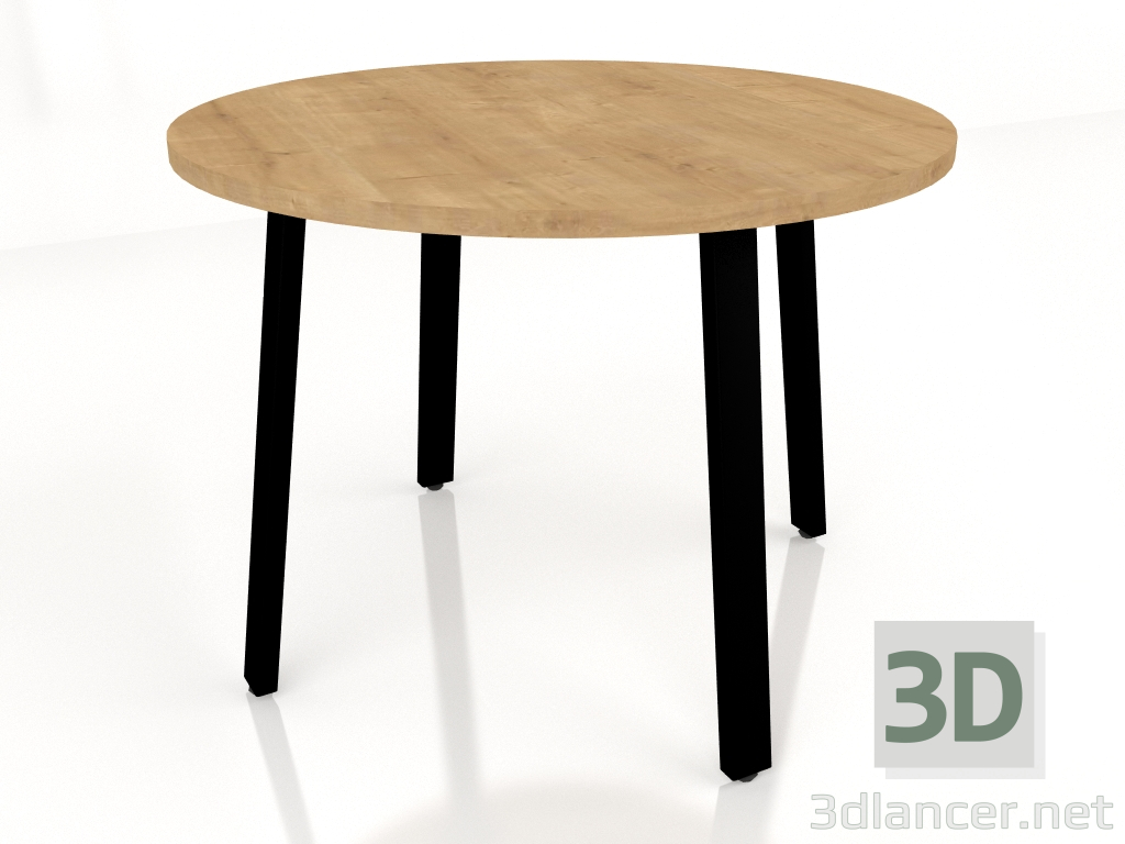 3d model Dining table Ogi A PLF10 (1000x1000) - preview