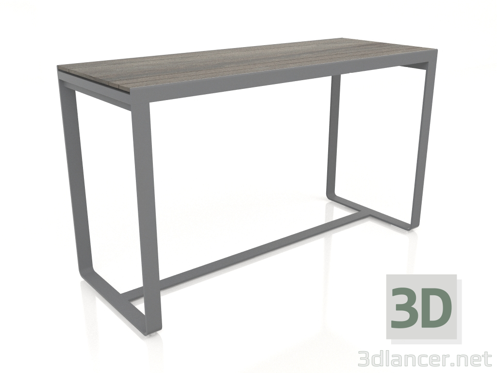 3d модель Барний стіл 180 (DEKTON Radium, Anthracite) – превью