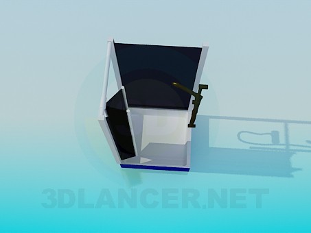3D Modell Duschkabine - Vorschau
