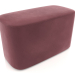 modello 3D Pouf Eighty (Bordeaux) - anteprima