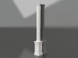 Colonna in gesso KK 023 (P=200mm, H=3300mm)