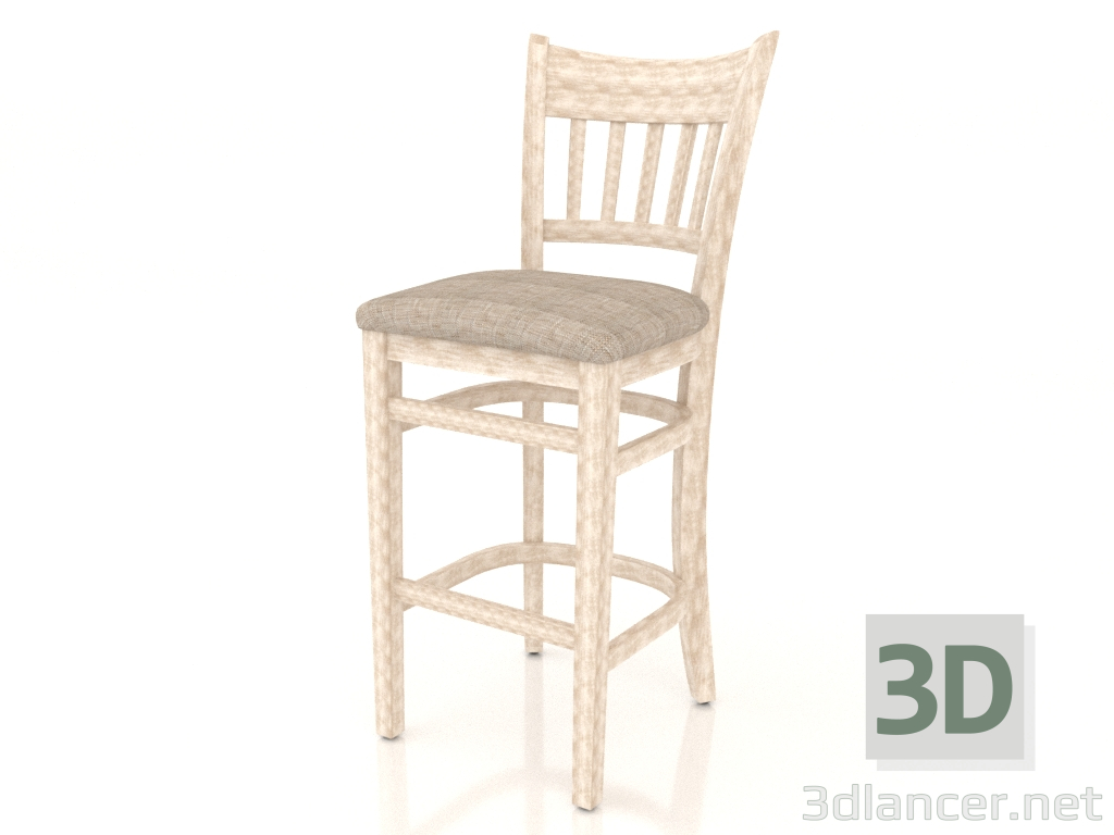 3D Modell Barhocker Liverpool (Provence) - Vorschau