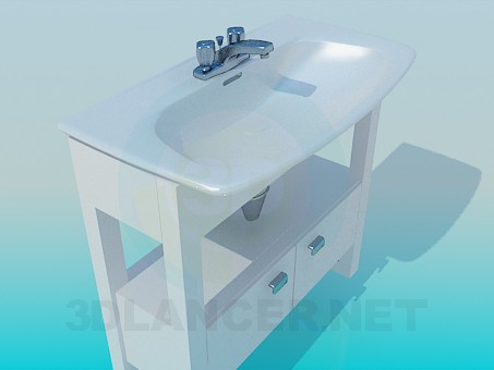 3d model Washbasin - preview 3d model Washbasin - preview