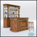 3d model Bar - preview 3d model Bar - preview