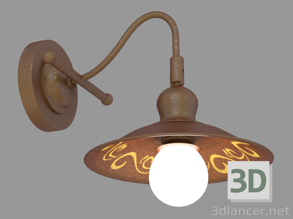 3D modeli Duvar lambası Magrib (1214-1W) - önizleme