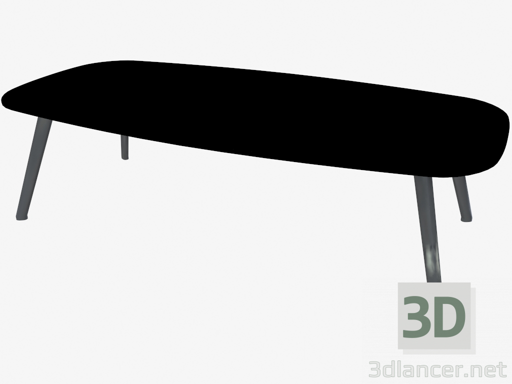 3d model Coffee table (Black Fenix 120x60x36) - preview